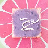 紫土豆泥蛋腿三明治的做法图解4