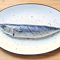 【一食呓语】法式香煎青鲭花鱼。的做法图解6