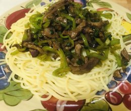 黑椒牛肉意面的做法