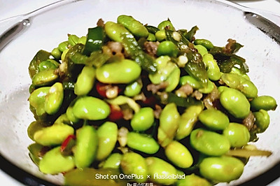 肉沫炒毛豆