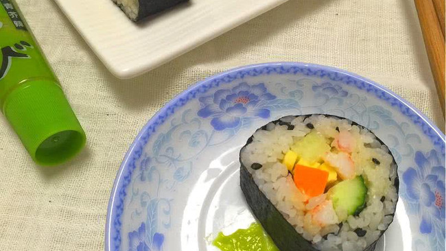 虾仁寿司的做法