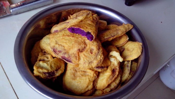 炸紫薯