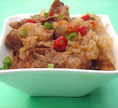 羊肉汆酸菜