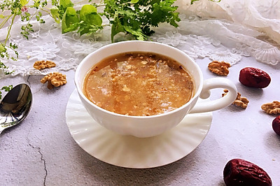 核桃糯米红枣粥