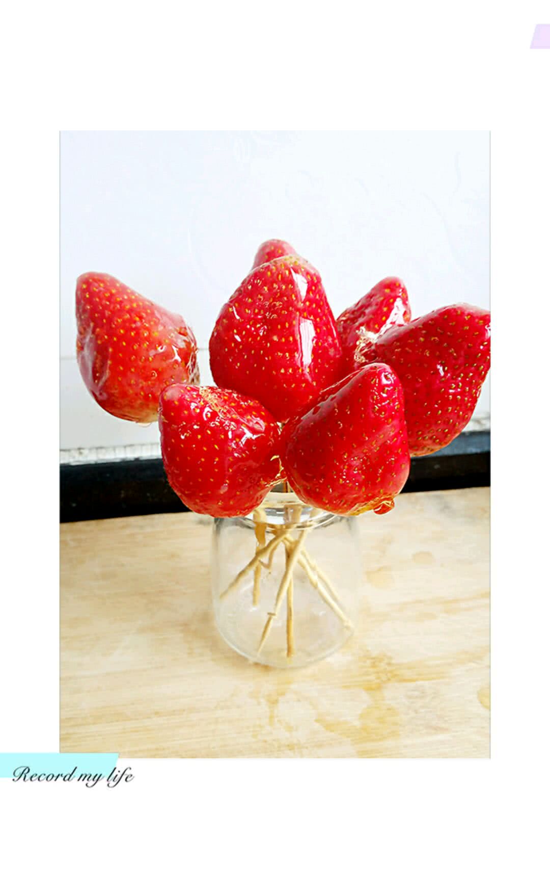 冰糖草莓怎么做_冰糖草莓的做法_若愚妈妈在厨房_豆果美食