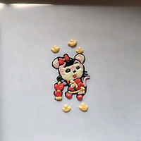 #憋在家里吃什么#做个鼠年彩绘蛋糕卷，祝愿鼠年大吉大利的做法图解4