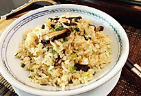 香菇虾皮油焖饭的做法