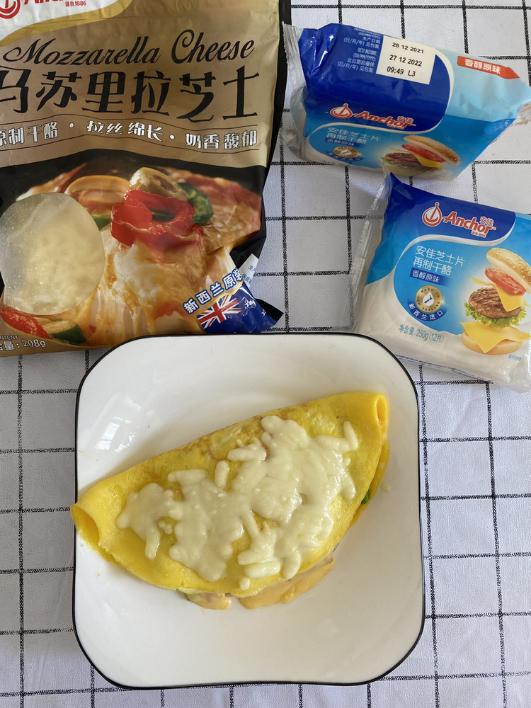 杂蔬鸡蛋芝士饼的做法