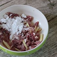豆角肉丝的做法图解3