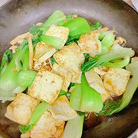 #轻食季怎么吃#豆腐烧油菜的做法图解5