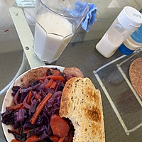低脂午餐——鸡胸肉炒紫甘蓝的做法图解8