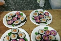 紫薯寿司的做法