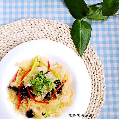 凉拌黑白双耳
