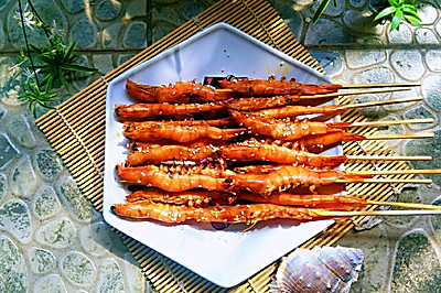 烤串串虾（面包机版）