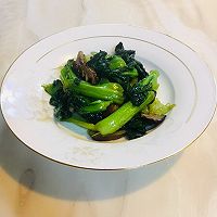 青菜炒香菇的做法图解8