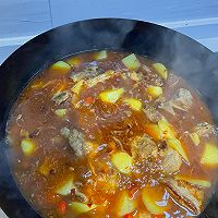 土豆烧排骨(酱香川味)的做法图解6