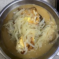 #食在幸福年 总有新花样#鲜甜可口  虾头白贝煨萝卜丝的做法图解7
