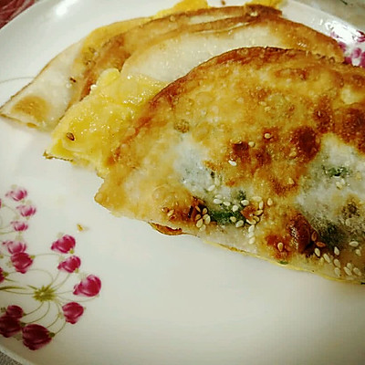 饺子皮版香葱饼