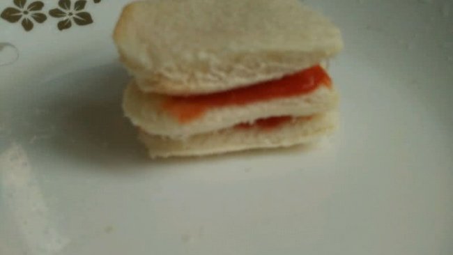 番茄酱小三明治的做法