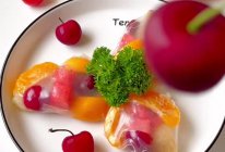 #浓情端午 粽粽有赏#春卷皮水果粽的做法