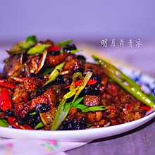 豆豉炒五花肉