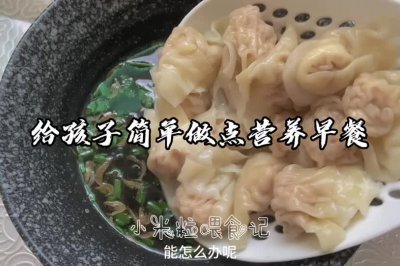 老人孩子都爱吃的鲜肉馄饨