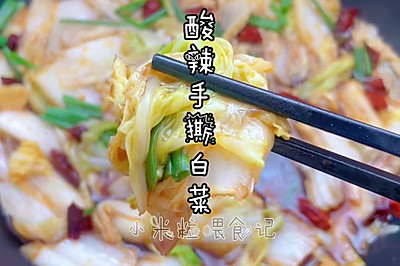 家常快手菜酸辣白菜