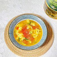 #金龙鱼橄调-橄想橄做#西红柿蛋花汤的做法图解6