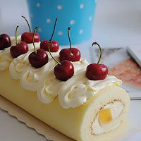 水果奶油蛋糕卷#美的烤箱菜谱#的做法图解20