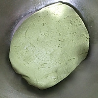 网红咸蛋黄肉松青团的做法图解2