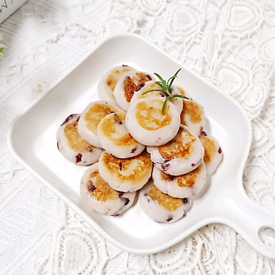 凉了也不硬的蔓越莓山药饼