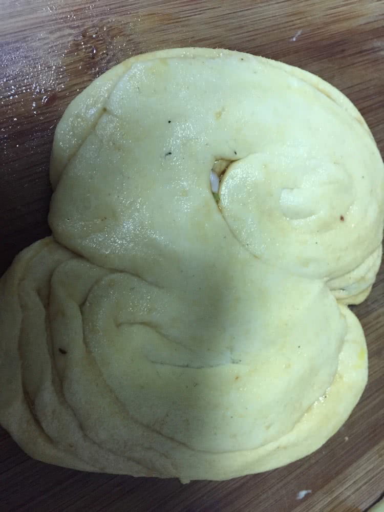 香葱手撕饼的做法图解7