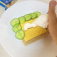 萌娃三明治的做法图解9