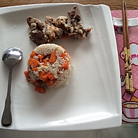 胡萝卜排骨焖饭的做法图解3