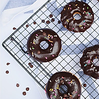 烤箱版#巧克力甜甜圈的做法图解15