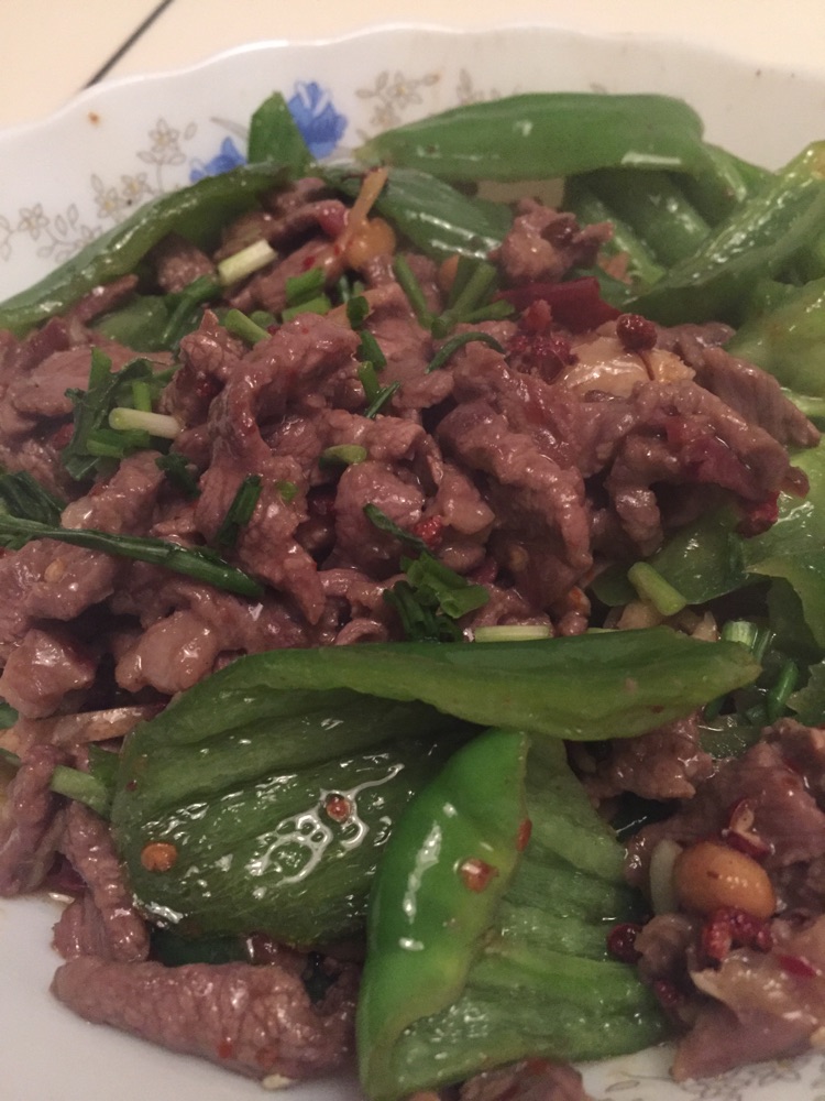 油溜牛肉