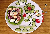水果沙拉创意拼盘的做法