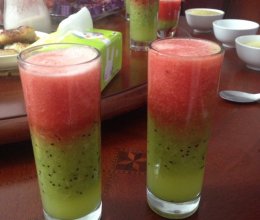 奇异果西瓜汁的做法