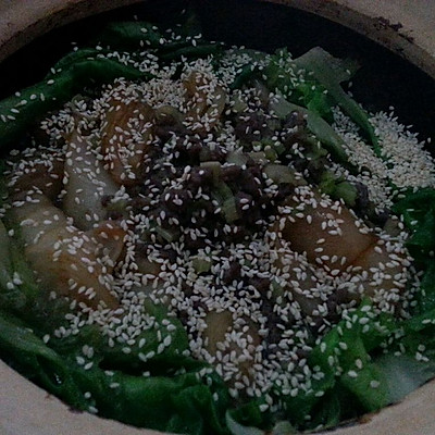 砂锅焗猪肠粉