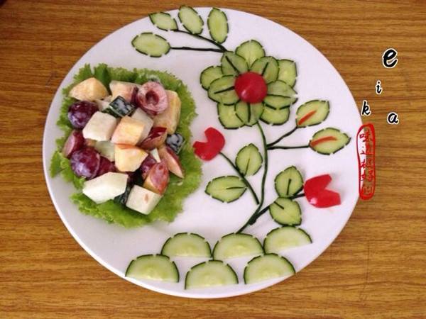 水果沙拉创意拼盘
