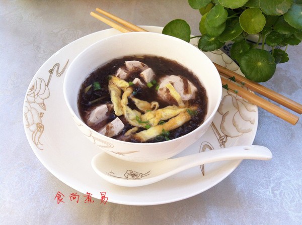 丸子紫菜汤--冬季暖身