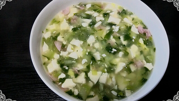 青菜豆腐羹