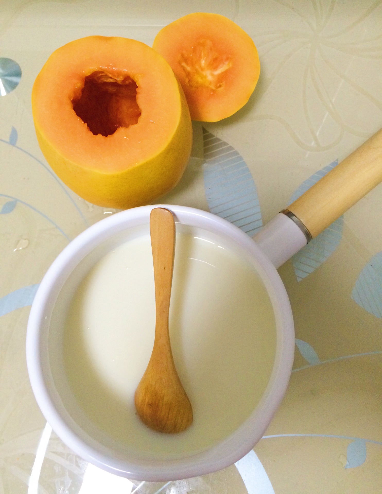 Kit Wai's kitchen : 木瓜牛奶 ~ Papaya Milk