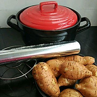 《黑乐砂锅烤红薯》的做法图解1