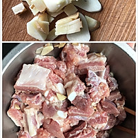 豆角烧排骨的做法图解2