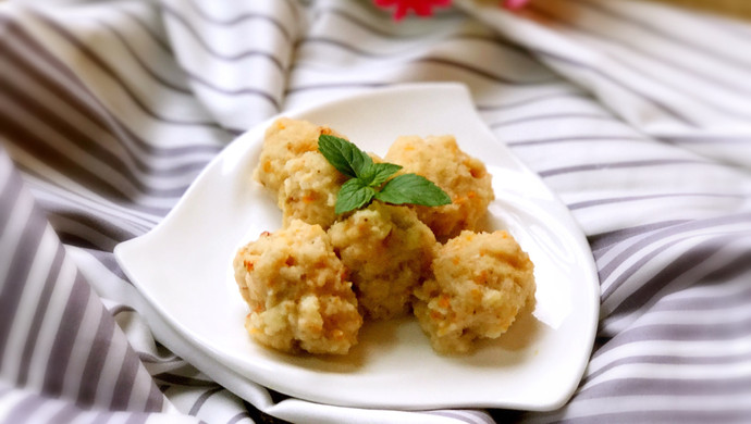 自制胡萝卜鱼丸