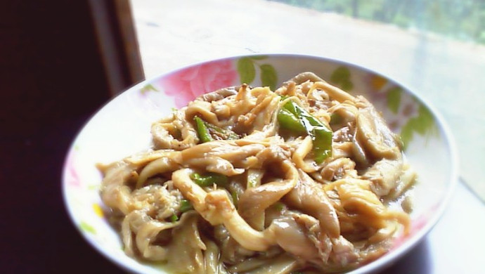 清炒平菇
