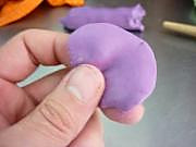 面塑类之紫薯玫瑰  超级生动形象的做法图解4