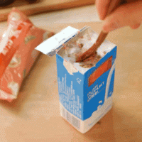 #美食视频挑战赛#不用10块就能做出冰淇淋，不用奶油和模具的做法图解4