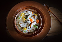 私房菜—胡萝卜玉米香菇海参粥的做法